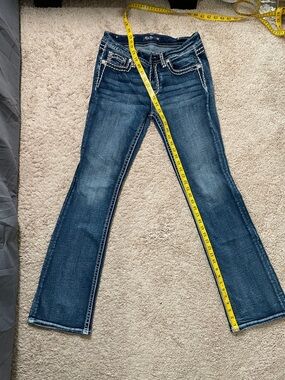 SOLD! Miss Me Dark Blue Flared Jeans